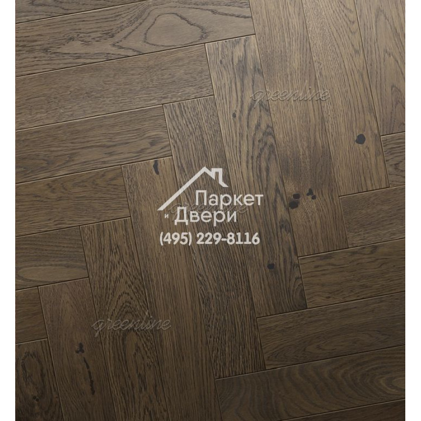 Паркет Английская ёлка Greenline Matt 411 мичиган