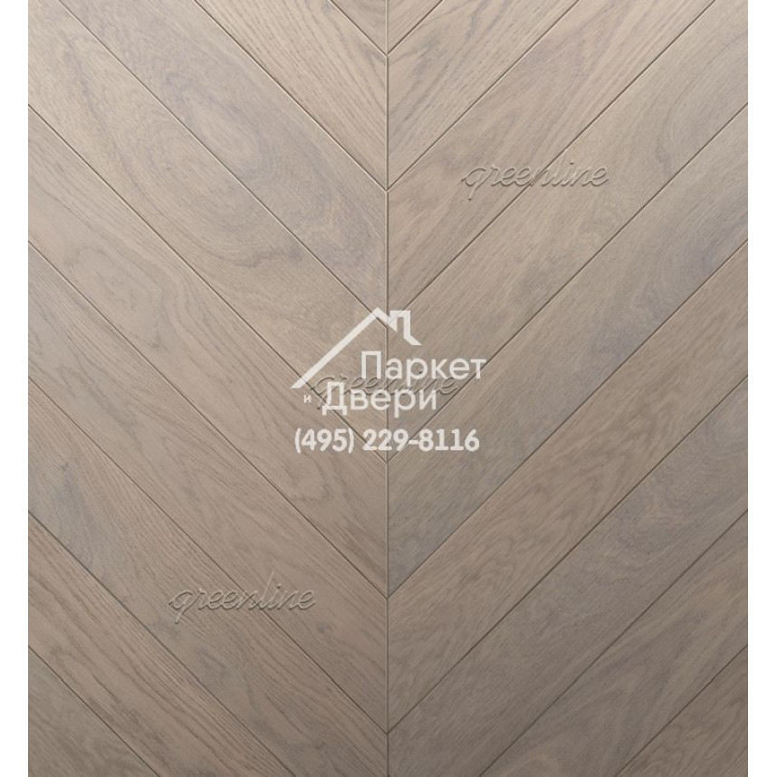 Паркет Французская ёлка Greenline Lux Oil 3020 кашемир