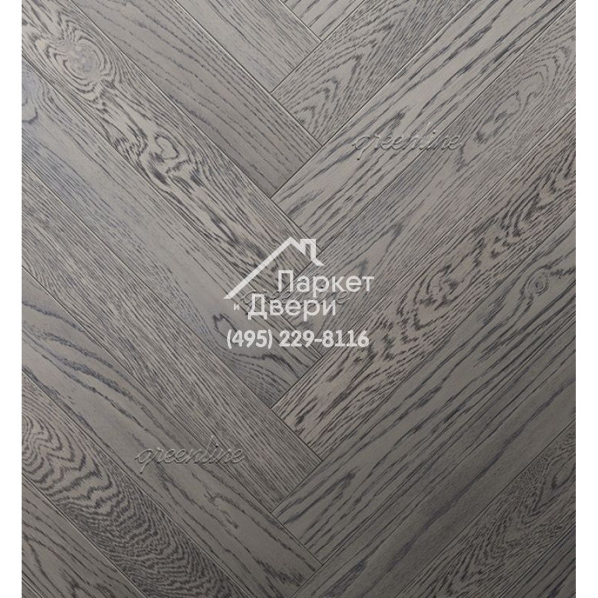 Паркет Английская ёлка Greenline Lux 318 кашир-1