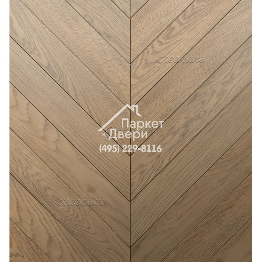 Паркет Французская ёлка Greenline Design 3103 дуб bottega