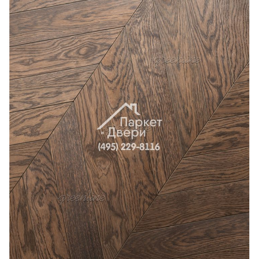 Паркет Французская ёлка Greenline Design 3104 дуб taverna-1