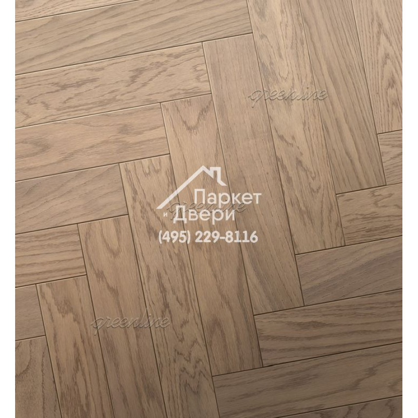 Паркет Английская ёлка Greenline Design 3102 дуб primavera