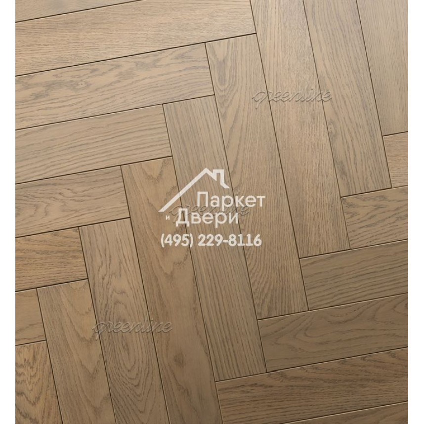Паркет Английская ёлка Greenline Design 3103 дуб bottega
