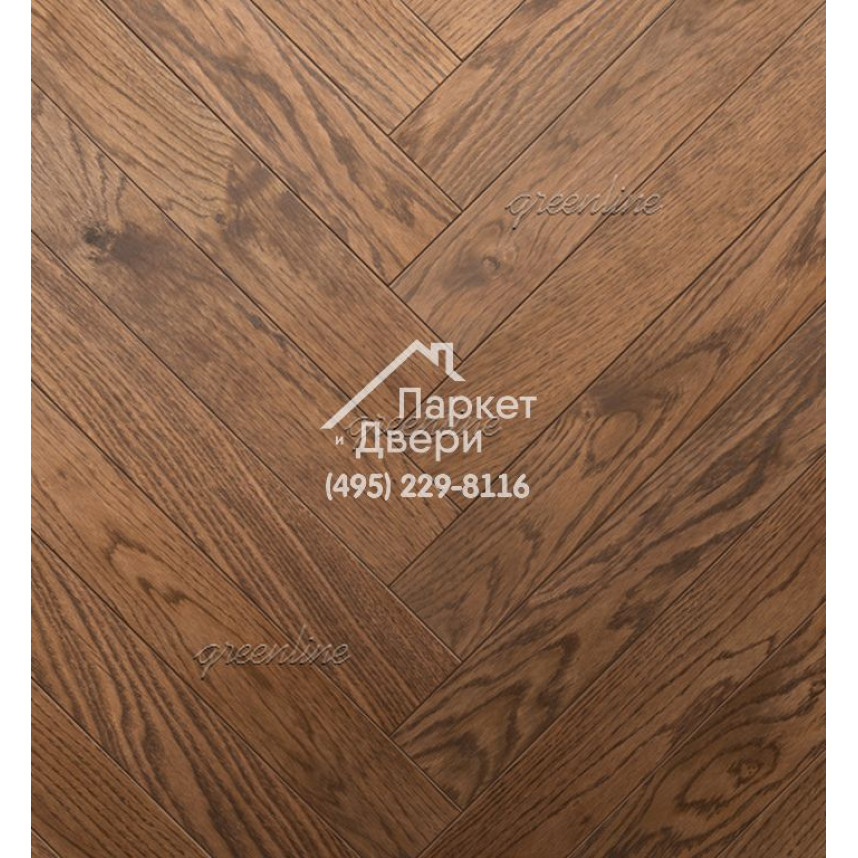 Паркет Английская ёлка Greenline Design 3105 дуб fresco-1