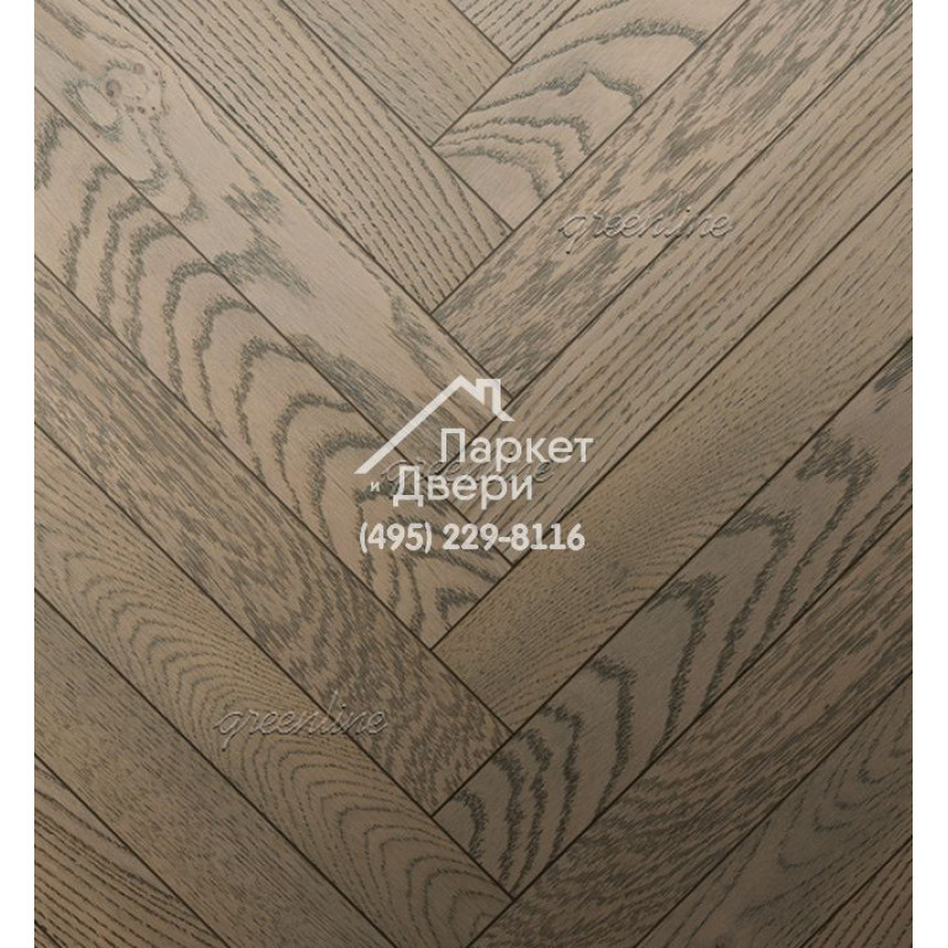Паркет Английская ёлка Greenline Design 3107 дуб esmeralda-1