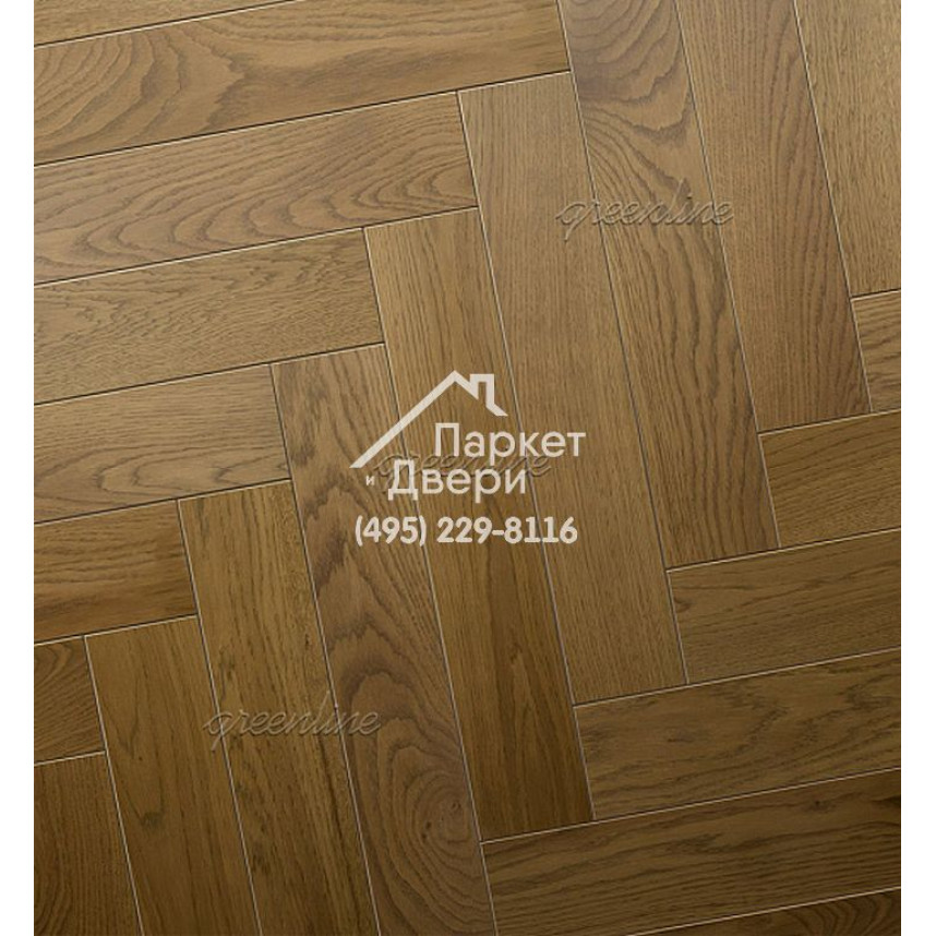 Паркет Английская ёлка Greenline Extra 713 дуб глори-1