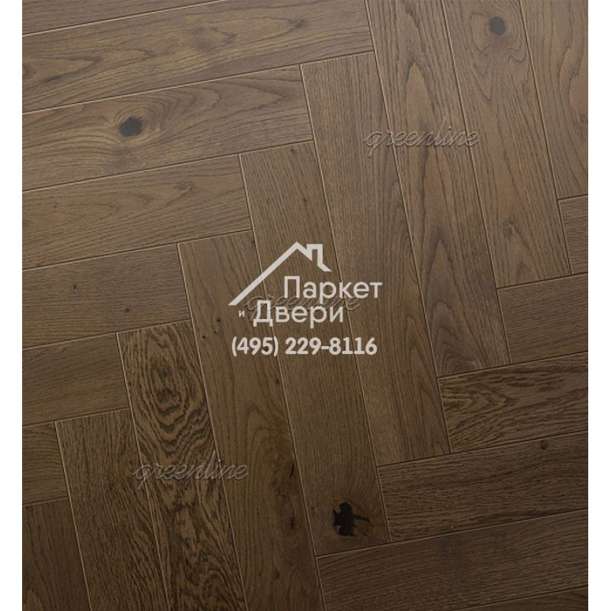 Паркет Английская ёлка Greenline Extra 715 дуб акцент-2