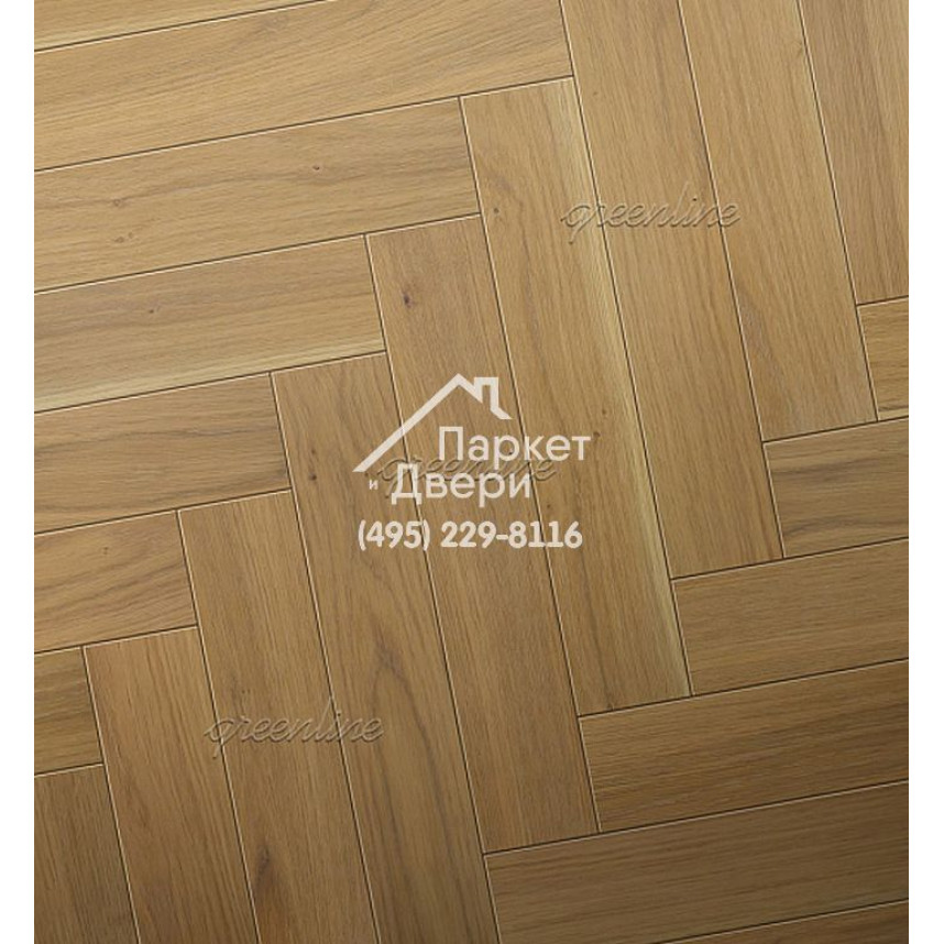 Паркет Английская ёлка Greenline Next 701 дуб бенефит-1
