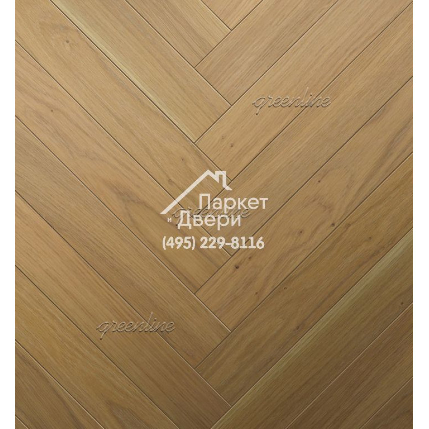 Паркет Английская ёлка Greenline Next 701 дуб бенефит-2