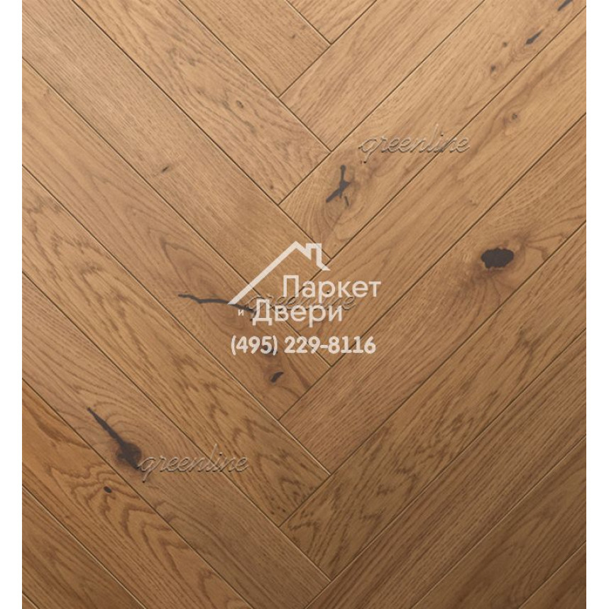 Паркет Английская ёлка Greenline Next 708 дуб концепт-2