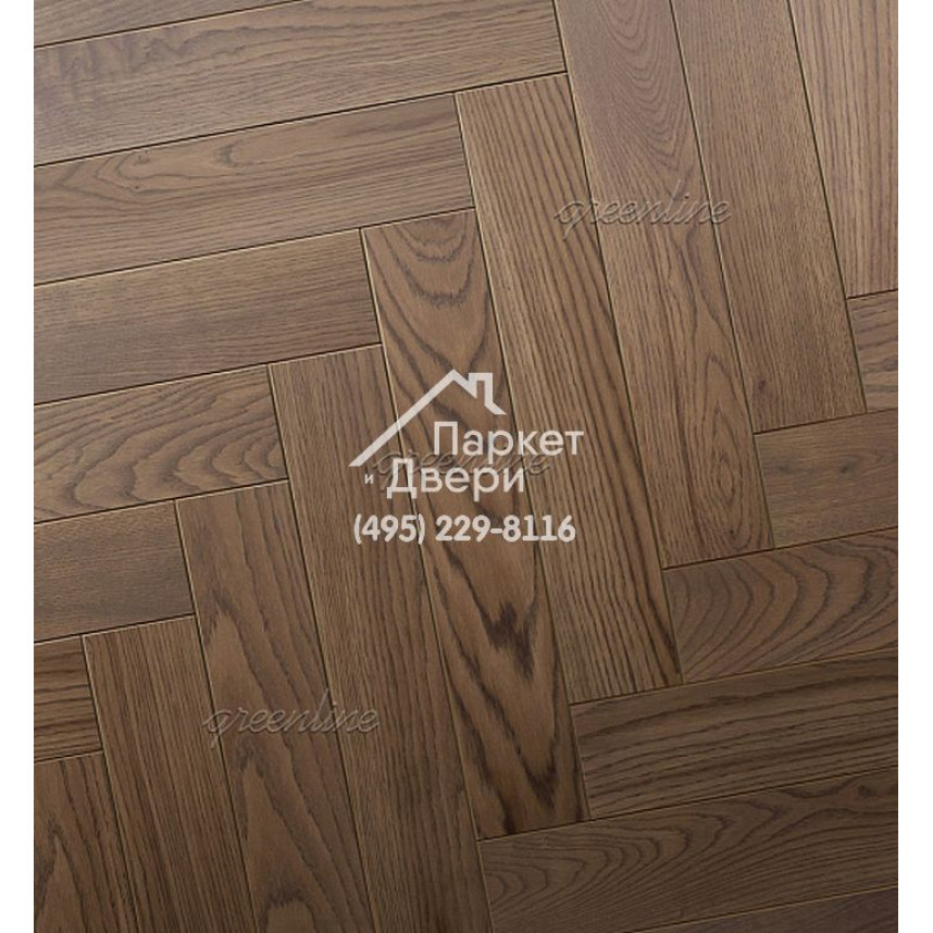 Паркет Английская ёлка Greenline Next 712 дуб хистори-2