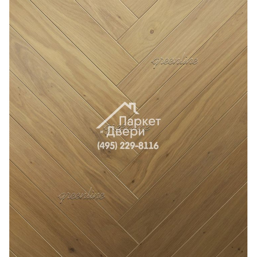 Паркет Английская ёлка Greenline Next 714 дуб дрим-1