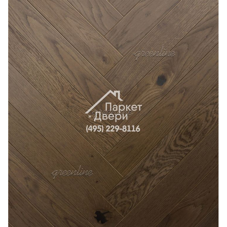 Паркет Английская ёлка Greenline Next 715 дуб акцент-2