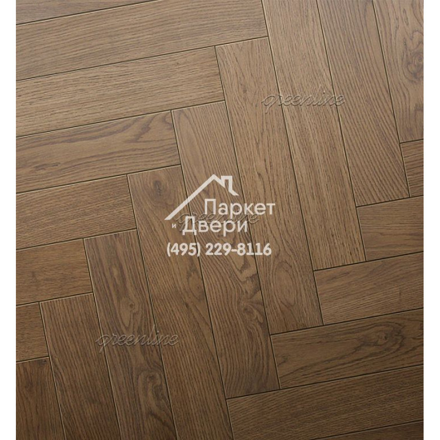 Паркет Английская ёлка Greenline Next 717 дуб инсайт-1