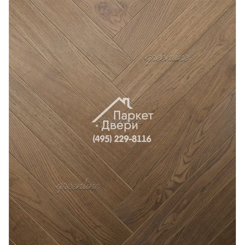 Паркет Английская ёлка Greenline Next 717 дуб инсайт-2