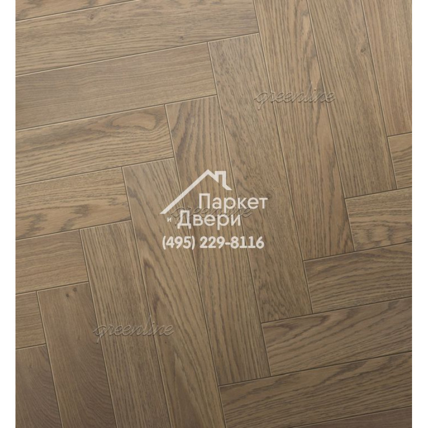 Паркет Английская ёлка Greenline Next 720 дуб квин