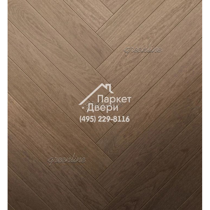 Паркет Английская ёлка Greenline Smart Herringbone 604 дуб оливия-1