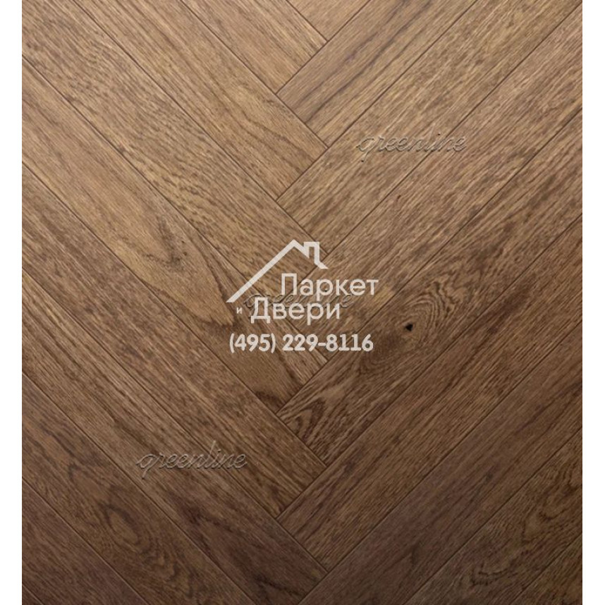 Паркет Английская ёлка Greenline Smart Herringbone 605 дуб бохо-1