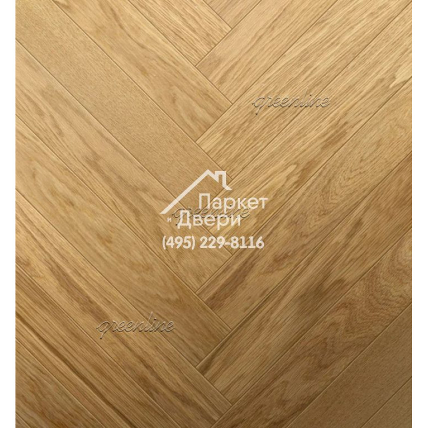 Паркет Английская ёлка Greenline Smart Herringbone 606 дуб классик-1