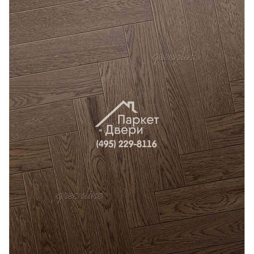 Паркет Английская ёлка Greenline Smart Herringbone 609 дуб вестерн-2