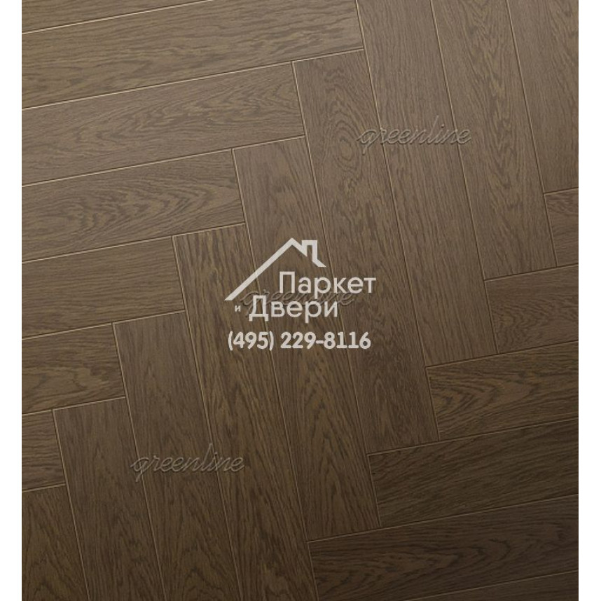Паркет Английская ёлка Greenline Smart Herringbone 612 дуб модерн-2