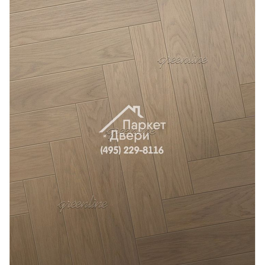 Паркет Английская ёлка Greenline Smart Herringbone 613 дуб соул-2