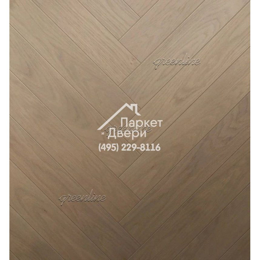 Паркет Английская ёлка Greenline Smart Herringbone 613 дуб соул-1