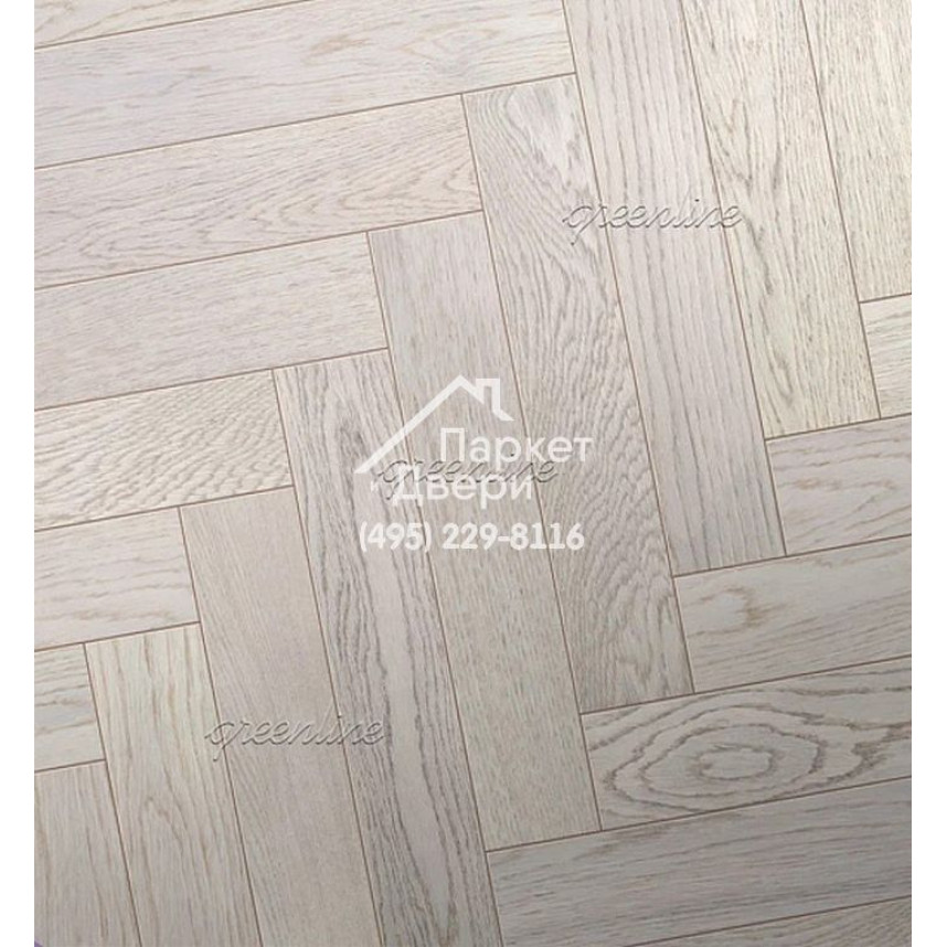 Паркет Английская ёлка Greenline Smart Herringbone 615 дуб ванила-2