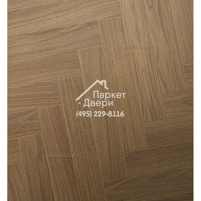 Паркет Английская ёлка Greenline Ultima 801 дуб спейс-2