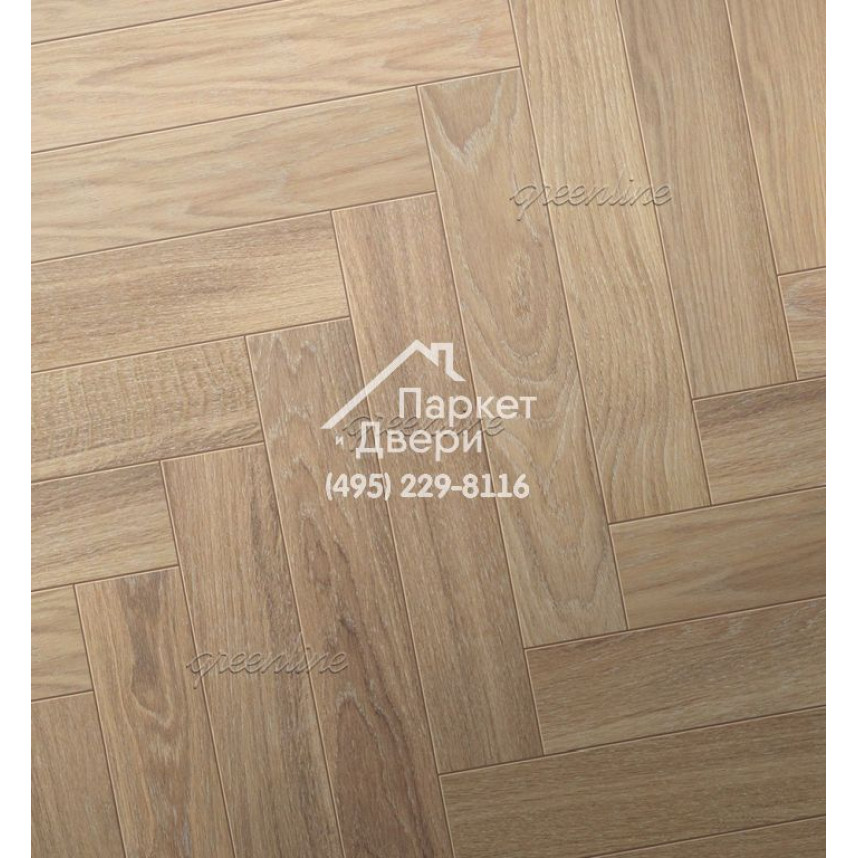 Паркет Английская ёлка Greenline Ultima 805 дуб винтер