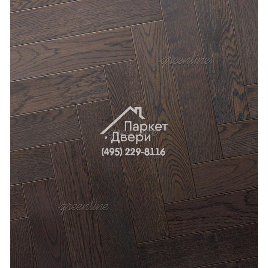 Паркет Английская ёлка Greenline Ultima 807 дуб энерджи-2