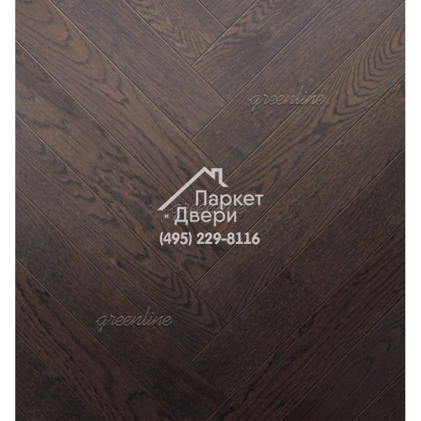 Паркет Английская ёлка Greenline Ultima 807 дуб энерджи-1