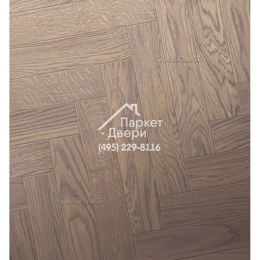 Паркет Английская ёлка Greenline Ultima 810 дуб рейн-2