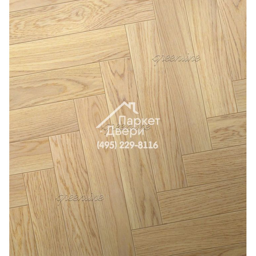 Паркет Английская ёлка Greenline Ultima 811 дуб аура