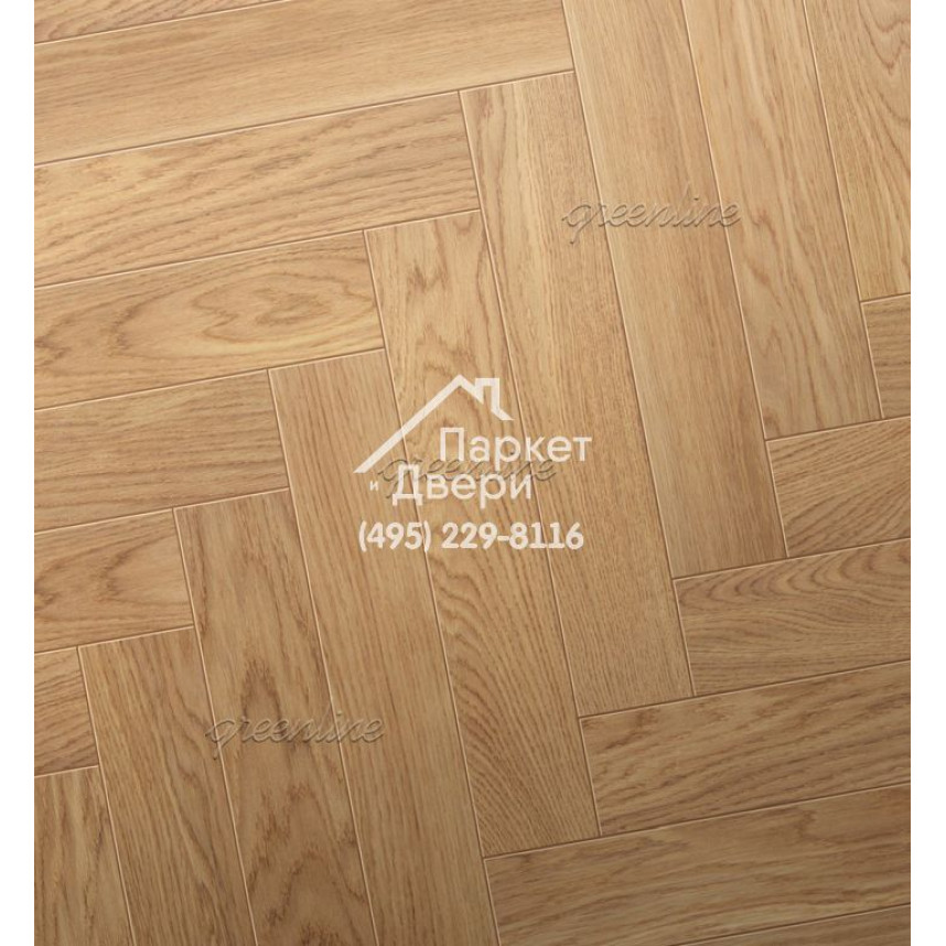 Паркет Английская ёлка Greenline Ultima 812 дуб кэнди