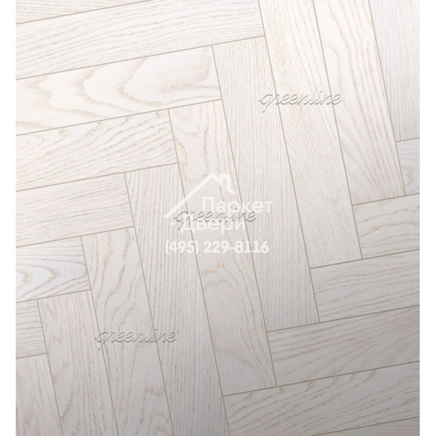 Паркет Английская ёлка Greenline Ultima 814 дуб люмин