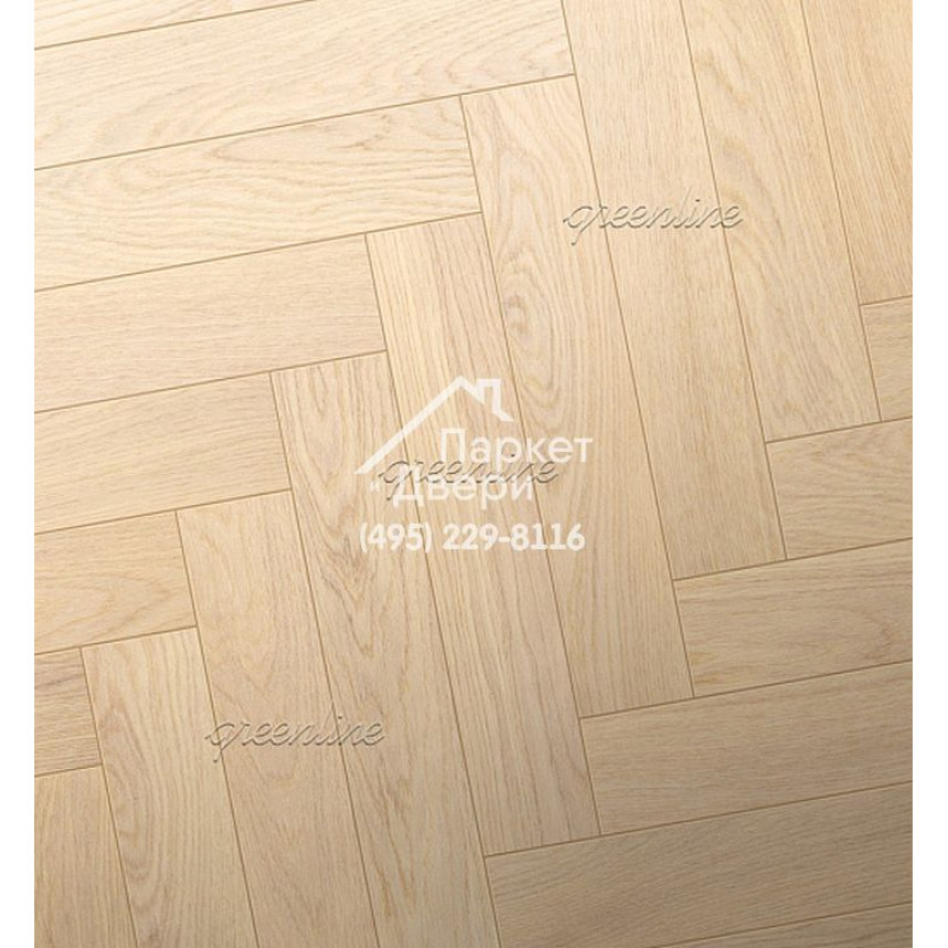 Паркет Английская ёлка Greenline Ultima 818 дуб блонд-2