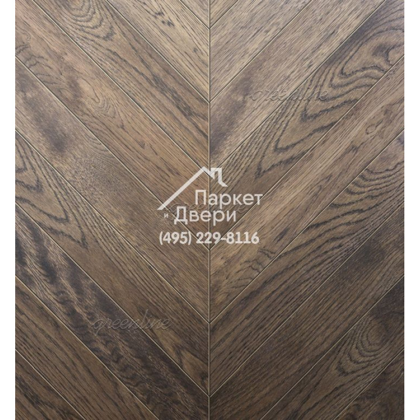 Паркет Французская ёлка Greenline Lux 319 цимлянский