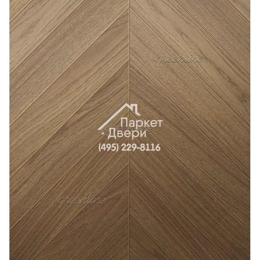 Паркет Французская ёлка Greenline Ultima 801 дуб спейс-1