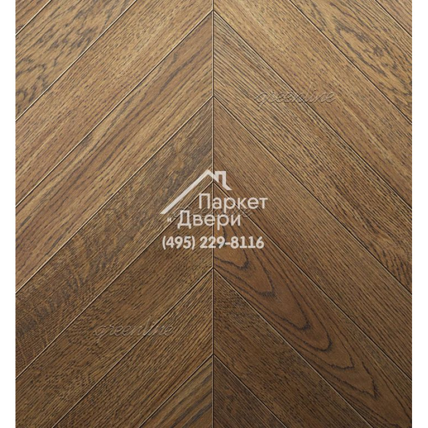 Паркет Французская ёлка Greenline Ultima 802 дуб атлантик-2