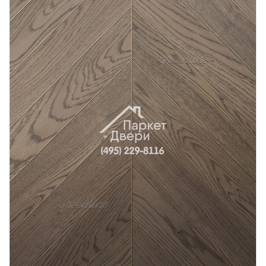 Паркет Французская ёлка Greenline Ultima 806 дуб фридом