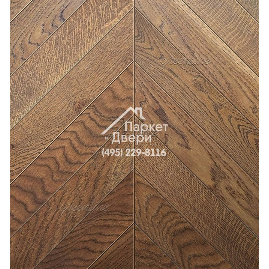 Паркет Французская ёлка Greenline Ultima 808 дуб мелоди-2