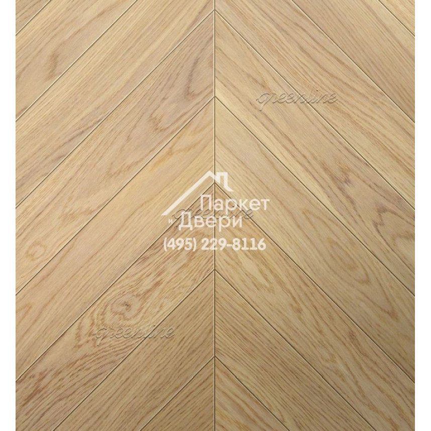 Паркет Французская ёлка Greenline Ultima 811 дуб аура