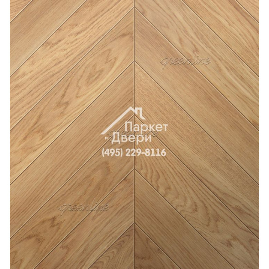 Паркет Французская ёлка Greenline Ultima 812 дуб кэнди