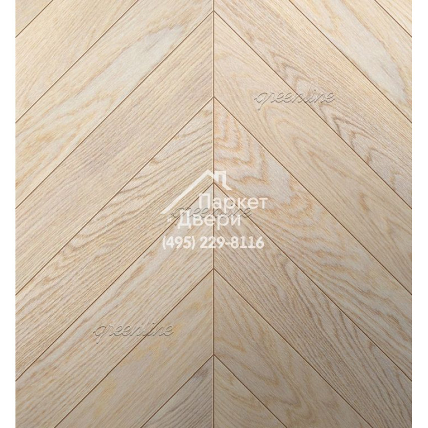 Паркет Французская ёлка Greenline Ultima 813 дуб кабана
