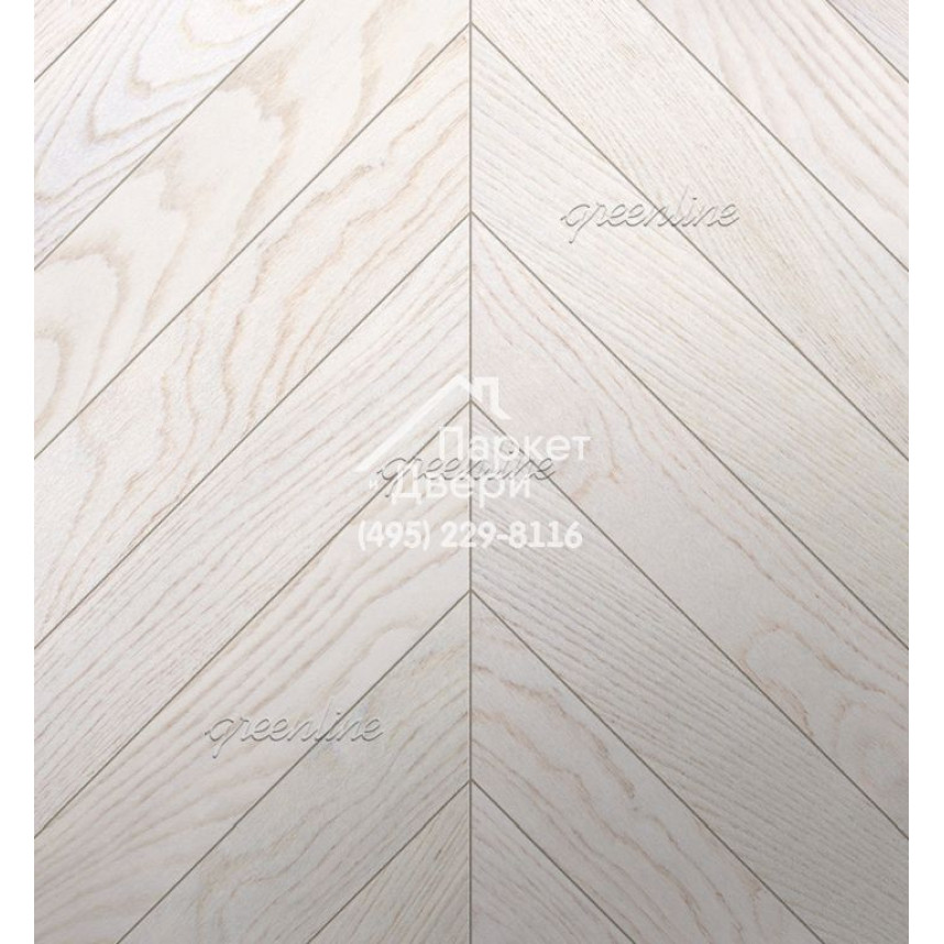 Паркет Французская ёлка Greenline Ultima 814 дуб люмин