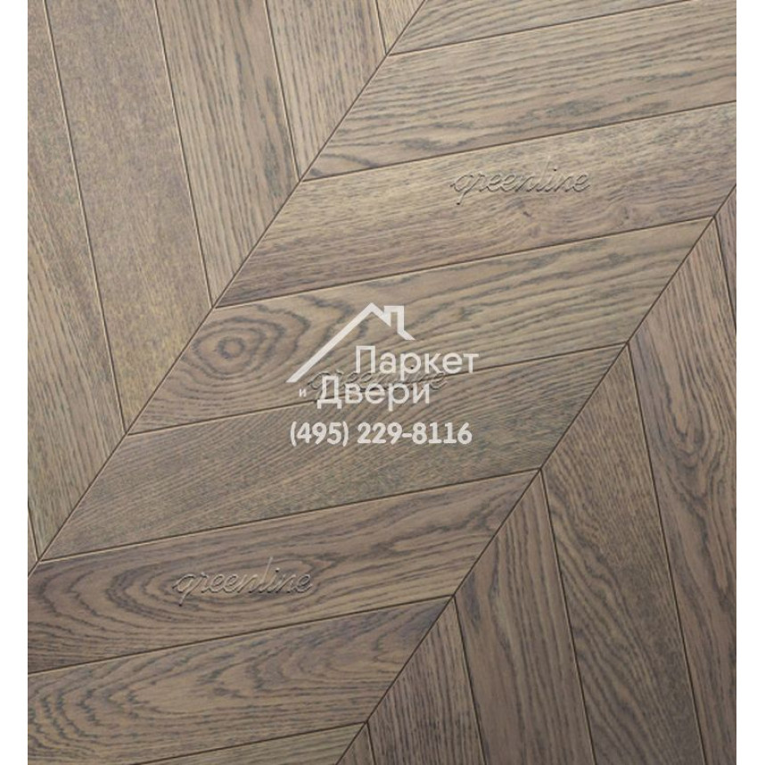 Паркет Французская ёлка Greenline Ultima 815 дуб стеллар-1