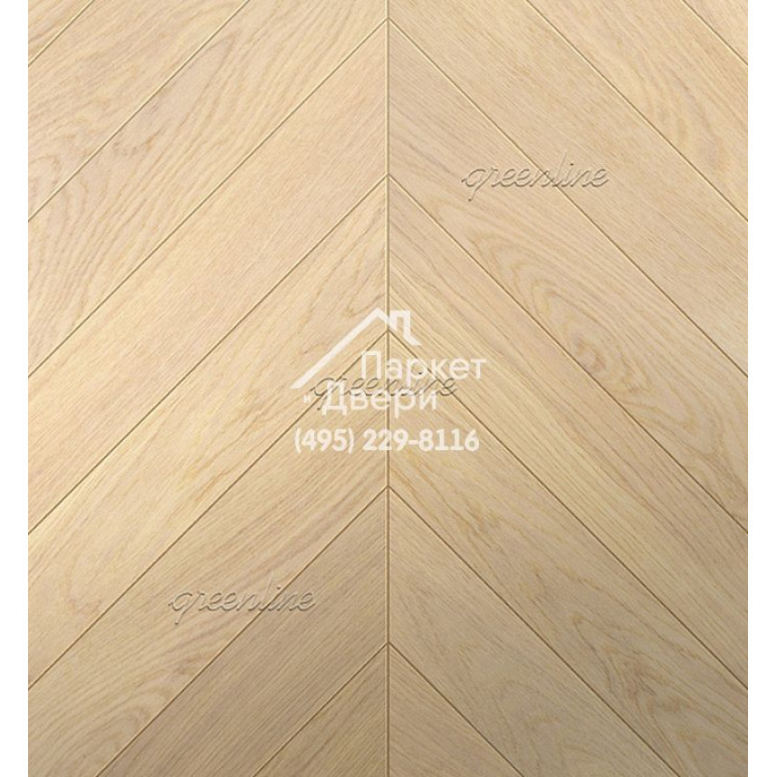 Паркет Французская ёлка Greenline Ultima 818 дуб блонд-2