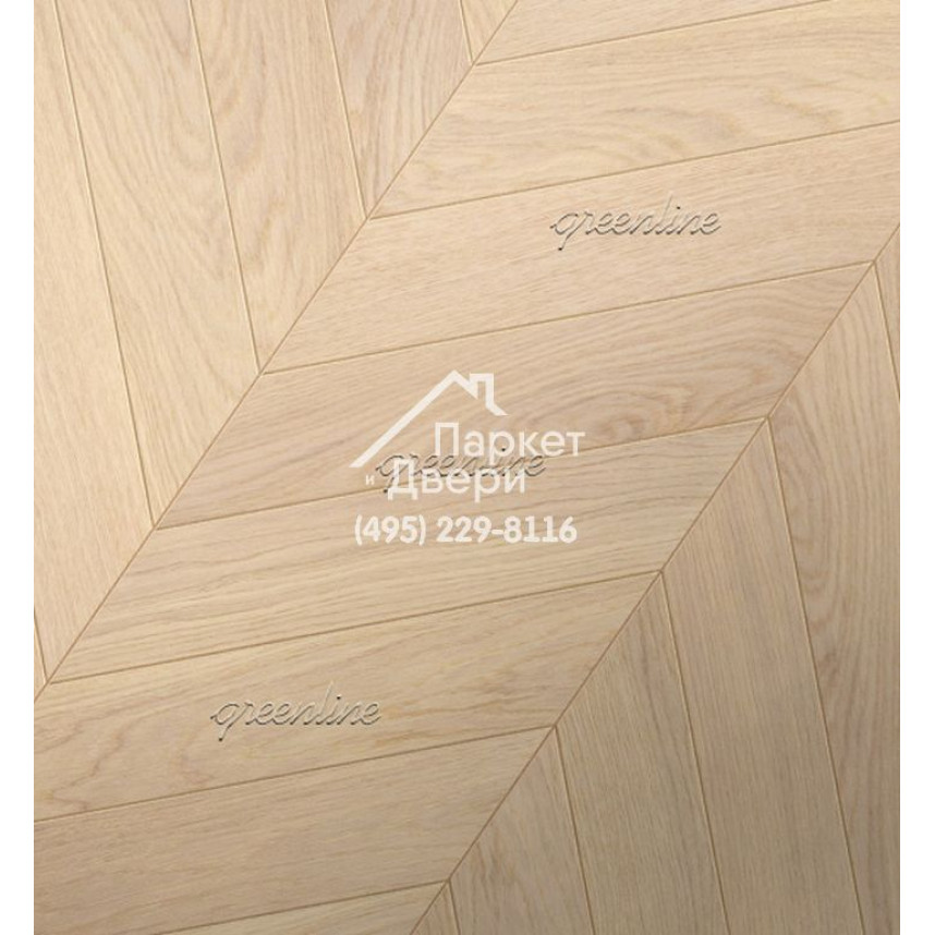 Паркет Французская ёлка Greenline Ultima 818 дуб блонд-1