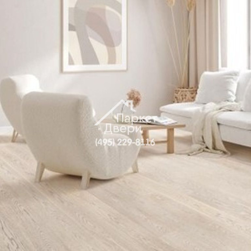 Паркетная доска Tarkett Tango Дуб Белый Опал Браш 2215х164х14-1